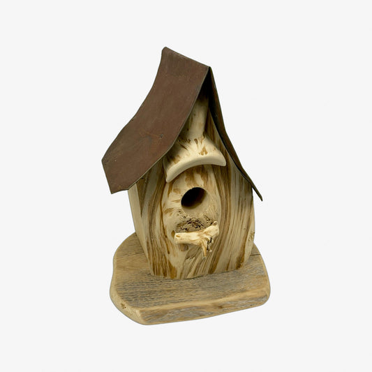 A hand made Birdhouse made from Cedar Wood