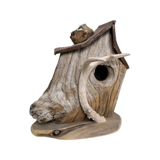 A hand made Birdhouse made from Cedar Wood