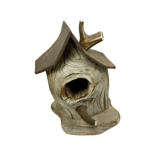 A hand made Birdhouse made from Driftwood