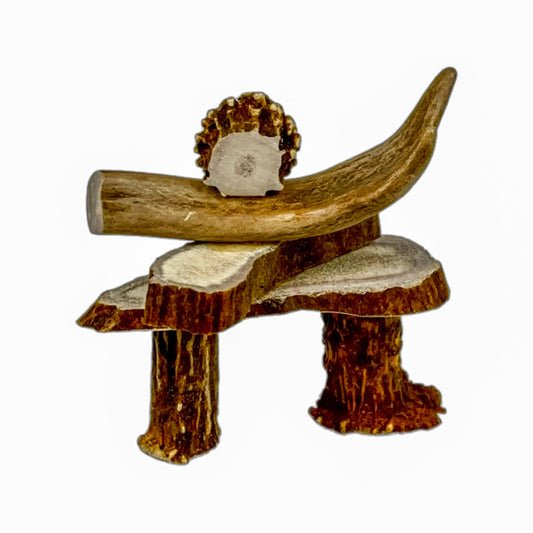 An Inukshuk  Home Decor made from Deer antlers