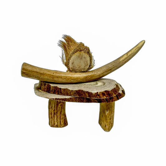 An Inukshuk  Home Decor made from Deer antlers