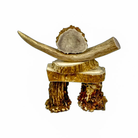 An Inukshuk  Home Decor made from Deer antlers