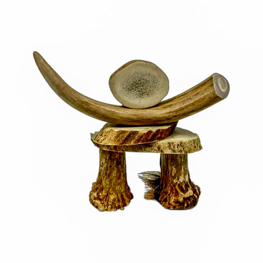 An Inukshuk  Home Decor made from Deer antlers