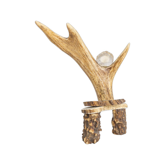 An Inukshuk  Home Decor made from Deer antlers