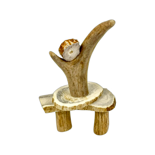 An Inukshuk  Home Decor made from Deer antlers