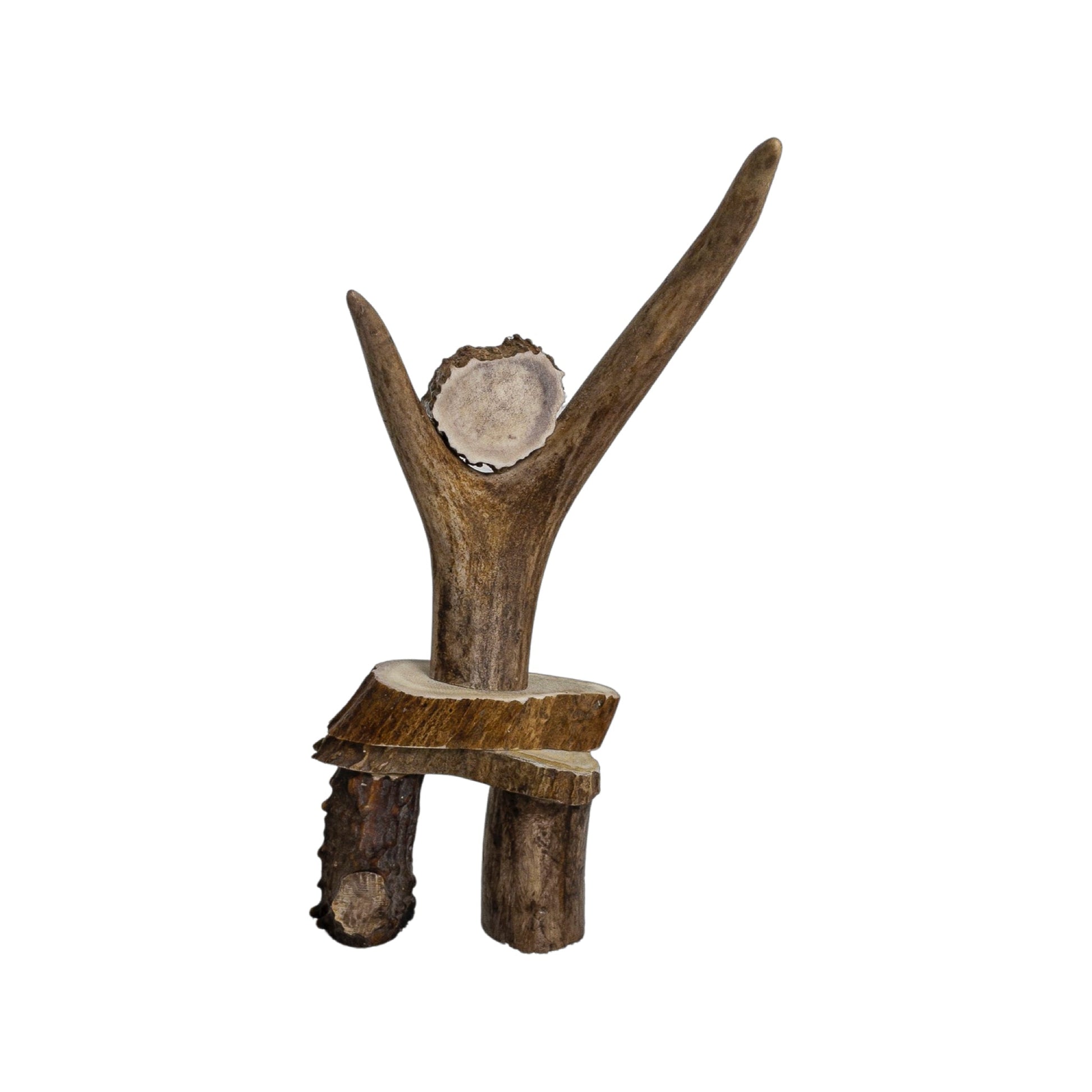 An Inukshuk  Home Decor made from Deer antlers
